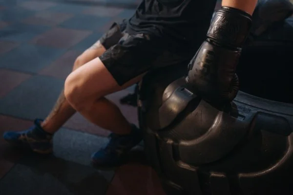boxing gloves closeup